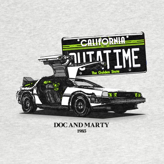 Back To The Future Delorean by jealousclub